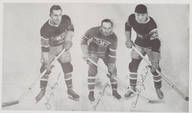 Montreal Canadiens Razzle Dazzle Line of Gagnon, Morenz & Joliat