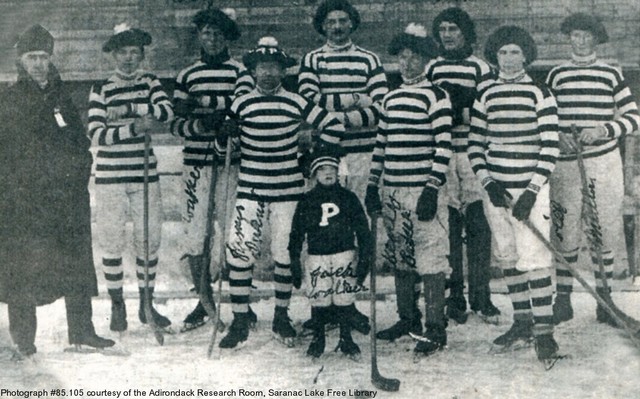 Saranac Lake Hockey Team 1901