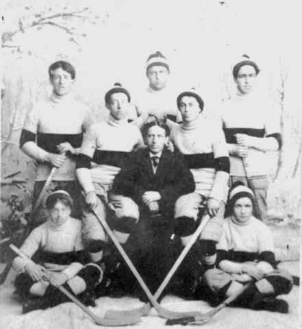 Saranac Lake Hockey Team 1900