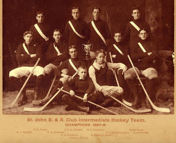 St. John B. & A. Club Intermediate Hockey Team - Champions 1897-1898