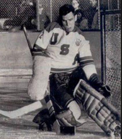 Jack McCartan 1960 United States Men's National Ice Hockey Team Goaltender