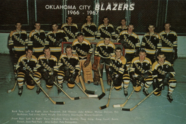Oklahoma City Blazers Hockey Team 1966-67 Adams Cup Champions