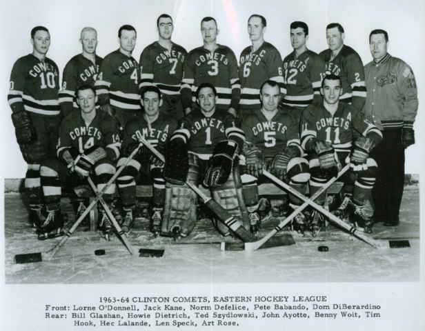 Clinton Comets Hockey Team 1963-64 Eastern Hockey League Champions