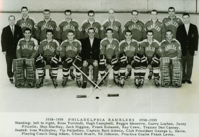 Philadelphia Ramblers 1958 Eastern Hockey League