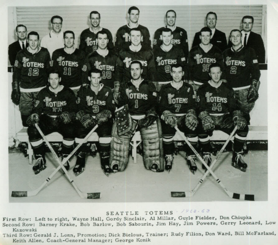 Seattle Totems 1962 Pacific Coast Hockey League