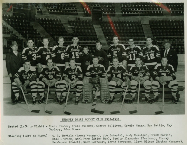 Hershey Bears 1952 American Hockey League