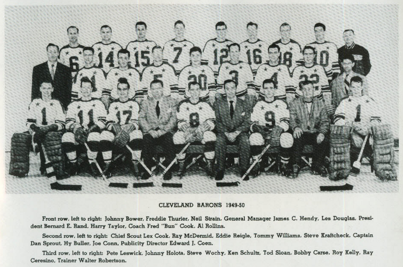 Defunct Cleveland Barons NHL Hockey 1977 - Cleveland - Magnet