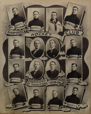 Winnipeg Shamrocks / Shamrock Hockey Club 1908-09 Champions of Manitoba