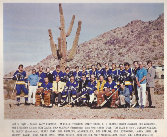 Phoenix Roadrunners Western Hockey League 1970