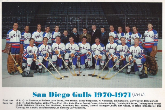 San Diego Gulls 1970-71 Western Hockey League