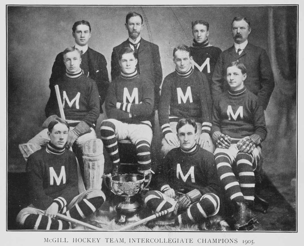 McGill University Hockey Team 1905 Intercollegiate Champions