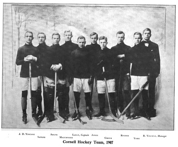 Cornell University Hockey Team, 1907–08