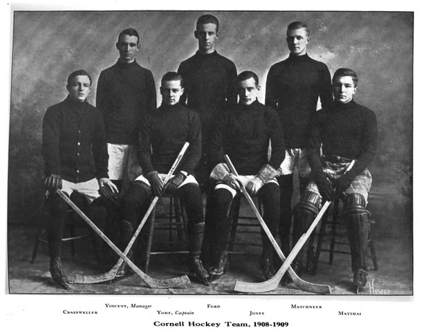 Cornell University Hockey Team, 1908–09