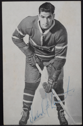 Dollard St. Laurent Montreal Canadiens 1957 Autographed Photo