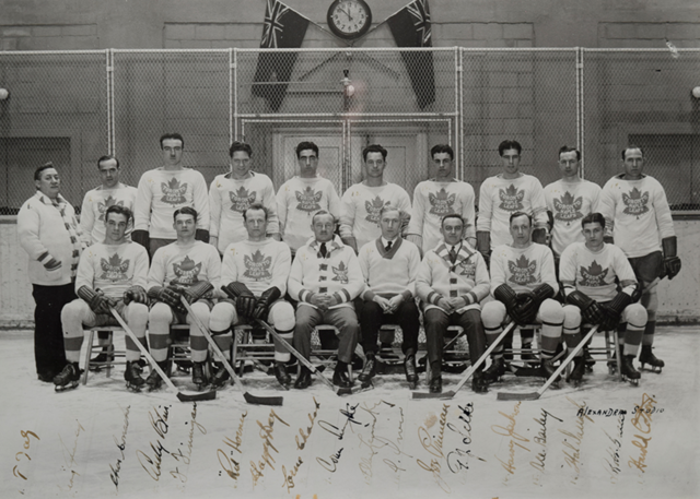 Toronto Maple Leafs Team Photo 1931 - First Year at Maple Leaf Gardens