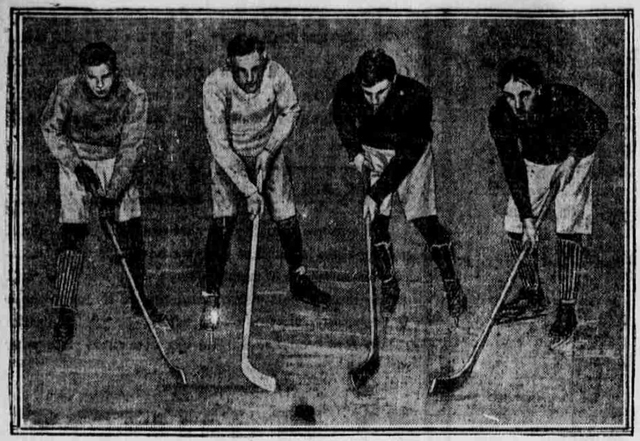 Yale University Hockey Forwards 1902
