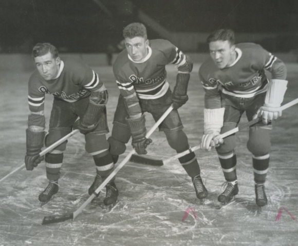 Mac Colville, Neil Colville & Alex Shibicky New York Rangers "Bread Line" 1939 