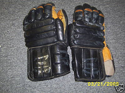 Ice Hockey Gloves Cooper Weeks 1950s 1