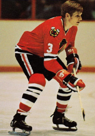 Keith Magnuson Chicago Blackhawks 1971
