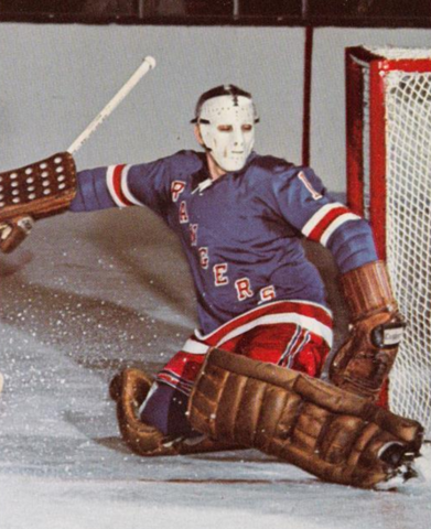 Eddie Giacomin New York Rangers 1971
