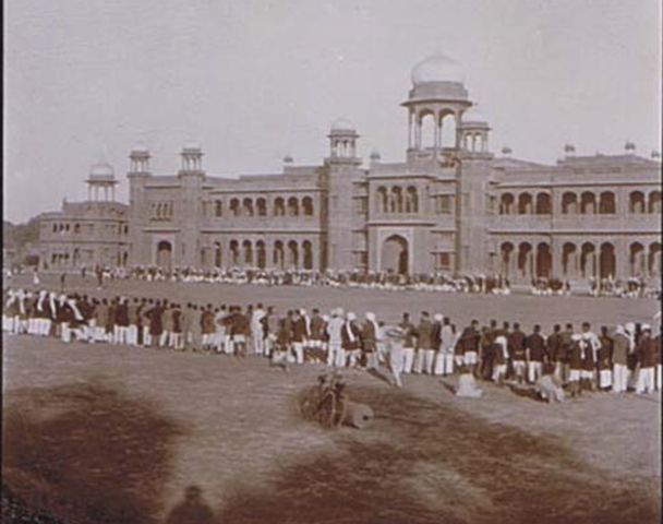 St. John's vs Agra College Hockey Match 1914 at St. John's College, India