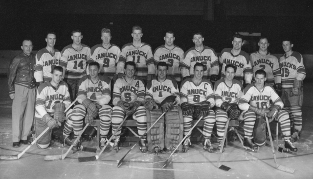 Vancouver Canucks Team Photo 1958 Western Hockey League Champions