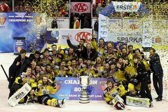 UPC Vienna Capitals 2017 Erste Bank EisHockey Liga / EBEL Champions