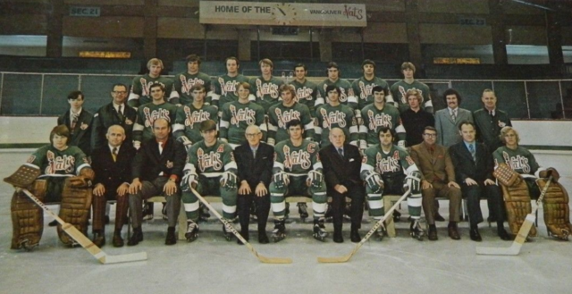Vancouver Nat's Hockey Team 1971