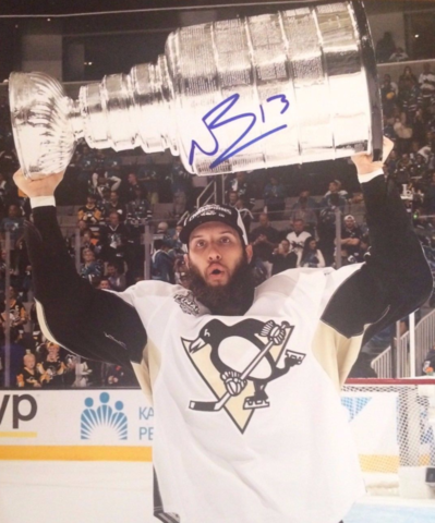Nick Bonino with The Stanley Cup 2016