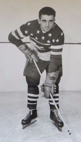 Steve Hrymnak St. Louis Flyers 1950 American Hockey League