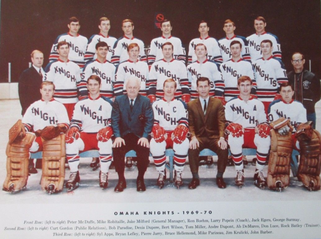 Omaha Knights Team Photo 1969