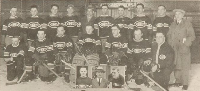Montreal Canadiens Team Photo 1925 Le Club de Hockey Canadiens