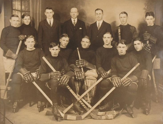 Ottawa Technical School 1926 Champions of Ottawa Interscholastic Hockey League