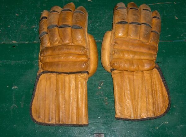 Hockey Gloves 1940s 1