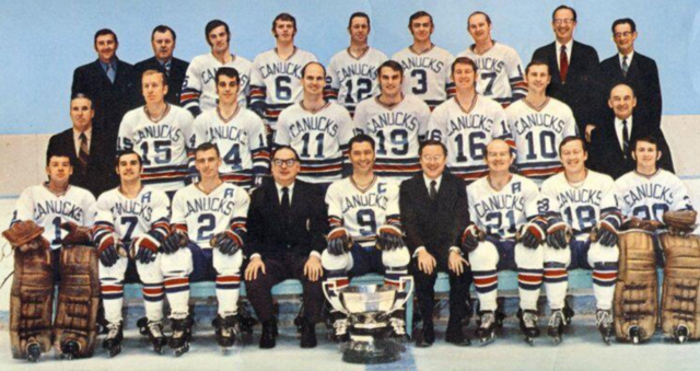 Vancouver Canucks 1970 Lester Patrick Cup Champions - Western Hockey League