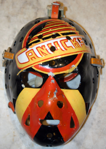 John Garrett Goalie Mask 1985 - Made and Painted by Greg Harrison