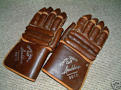 Hockey Gloves 1940s A