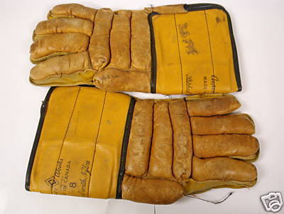 Ice Hockey Gloves 1950s  Cooper Weeks