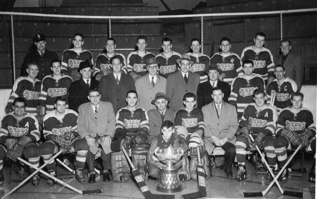 Owen Sound Mercury's 1954 J. Ross Robertson Cup Champions