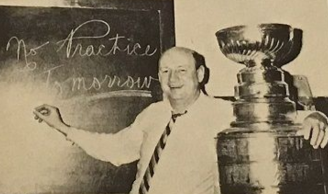 Toronto Maple Leafs Coach Punch Imlach - No Practice Tomorrow 1963
