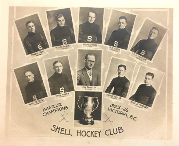 Shell Hockey Club Dudleigh Cup Champions 1926 - Victoria, B.C.
