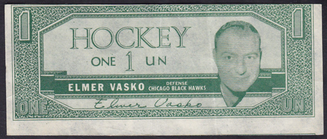 1962-63 Topps Hockey Bucks #23 Elmer Vasko