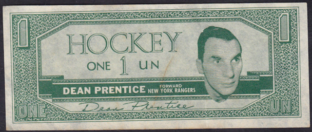 1962-63 Topps Hockey Bucks #21 Dean Prentice