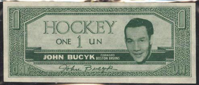 1962-63 Topps Hockey Bucks #4 Johnny Bucyk