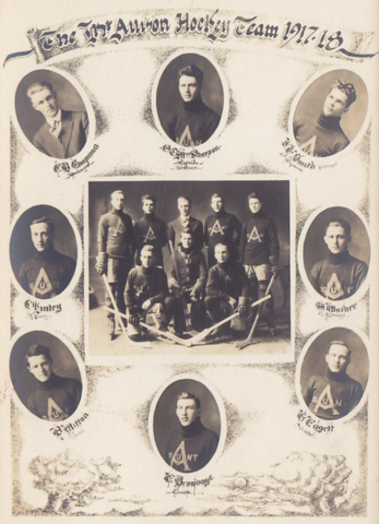 Mount Allison Hockey Team 1917 Mt. Allison Hockey