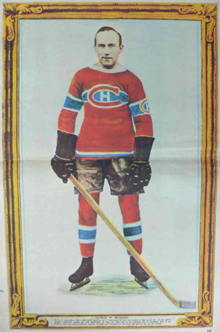 Howie Morenz - Montreal Canadiens  La Presse Hockey Photo 1927
