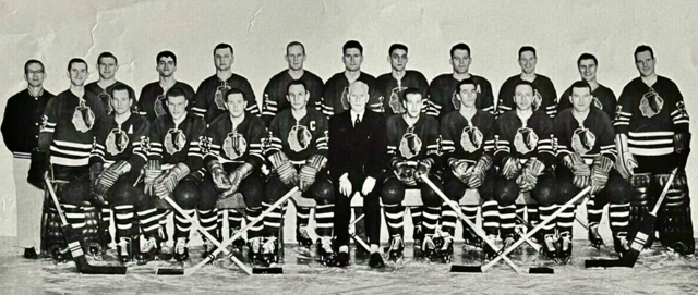 Chicago Black Hawks Team Photo 1955