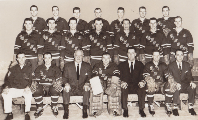 New York Rangers Team Photo 1956