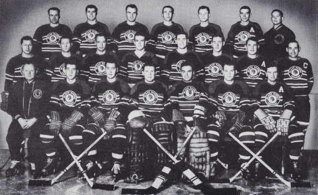 Chicago Black Hawks Team Photo 1951