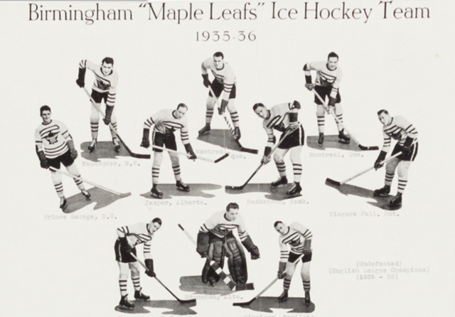 Birmingham Maple Leafs 1936 English League Champions